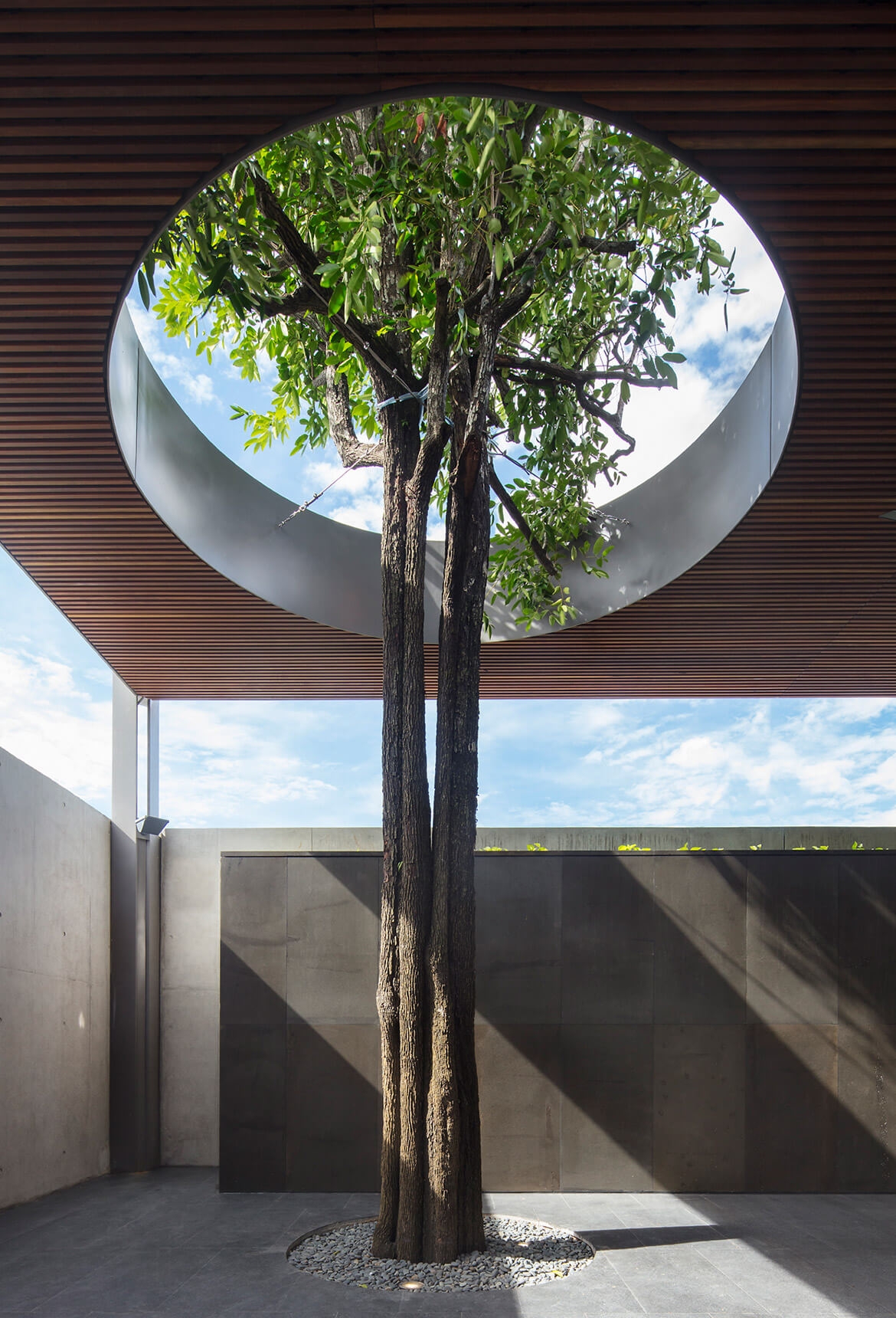 Click-on Battens in Australian Embassy Bangkok