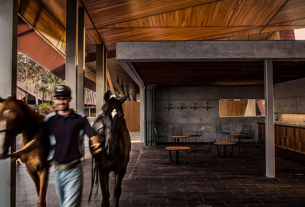 Timber Soffits in Willinga Park Stables
