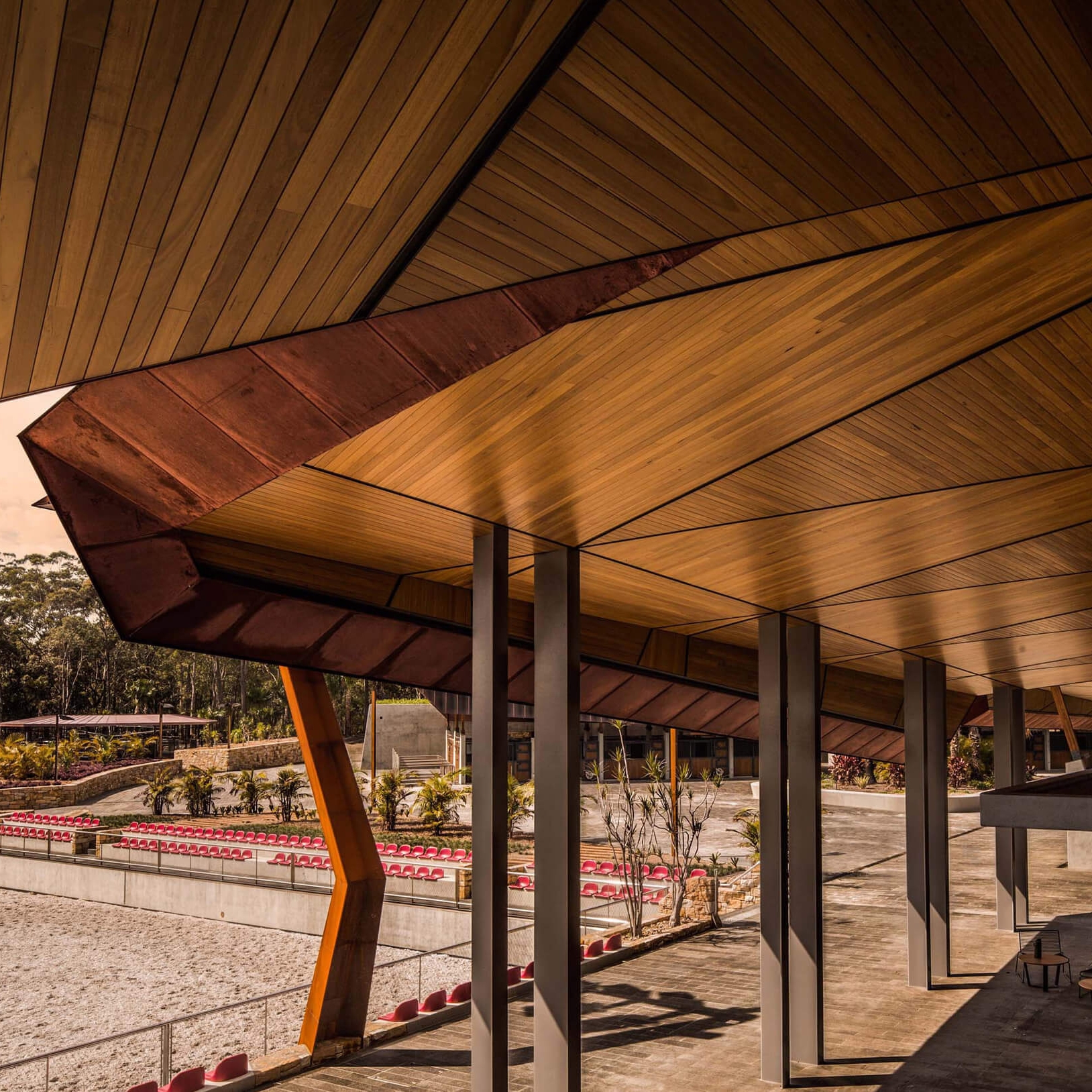 Timber Soffits in Willinga Park Stables