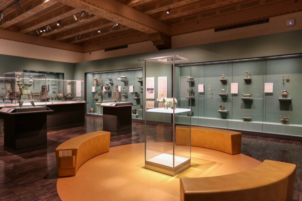 Display Cases in The Asian Art Museum