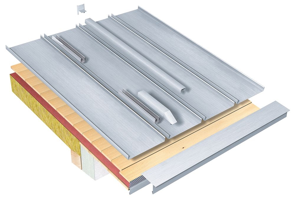 Zinc Roof Systems - Click Roll Caps