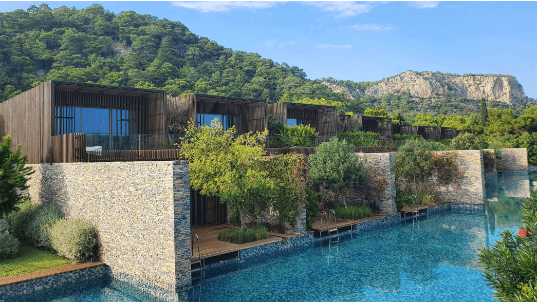 Lunawood Thermowood Façade in Maxx Royal Kemer Luxury Hotel