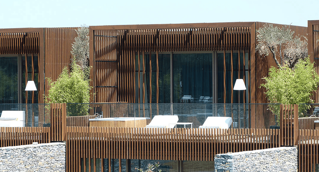 Lunawood Thermowood Façade in Maxx Royal Kemer Luxury Hotel