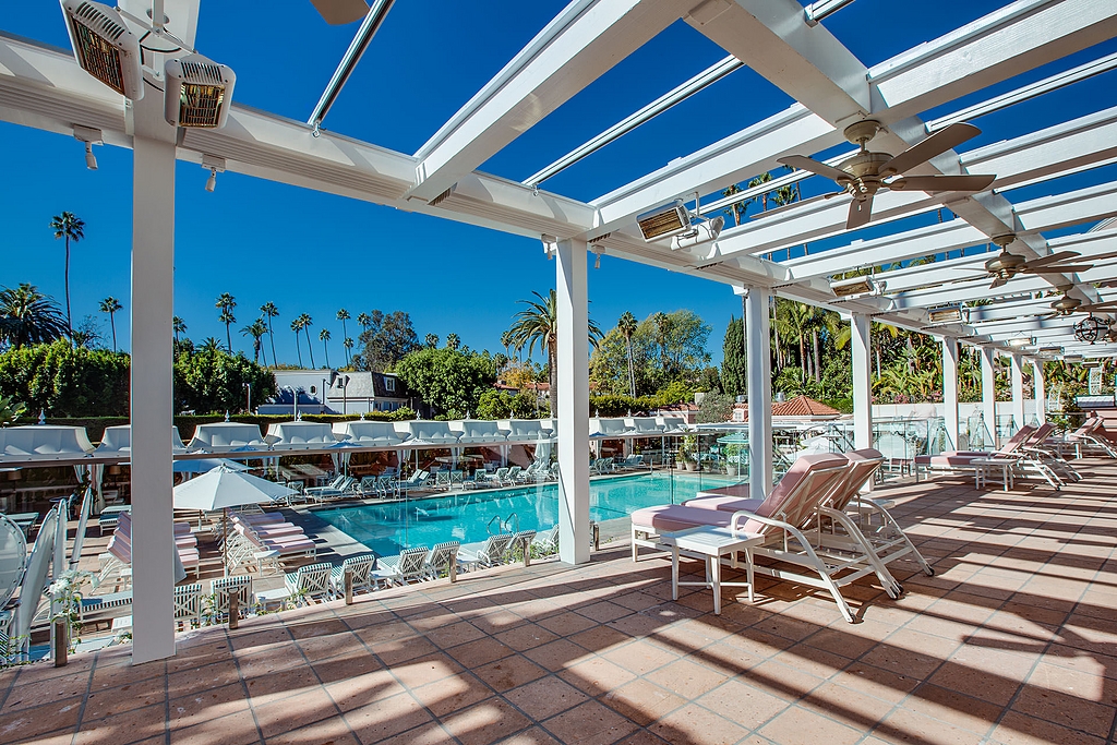 Retractable Canopies At The Beverly Hills Hotel From ShadeFX