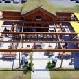 Outdoor Roofs, Attached Structure - Al Johnson's Stabbur Beer Garden