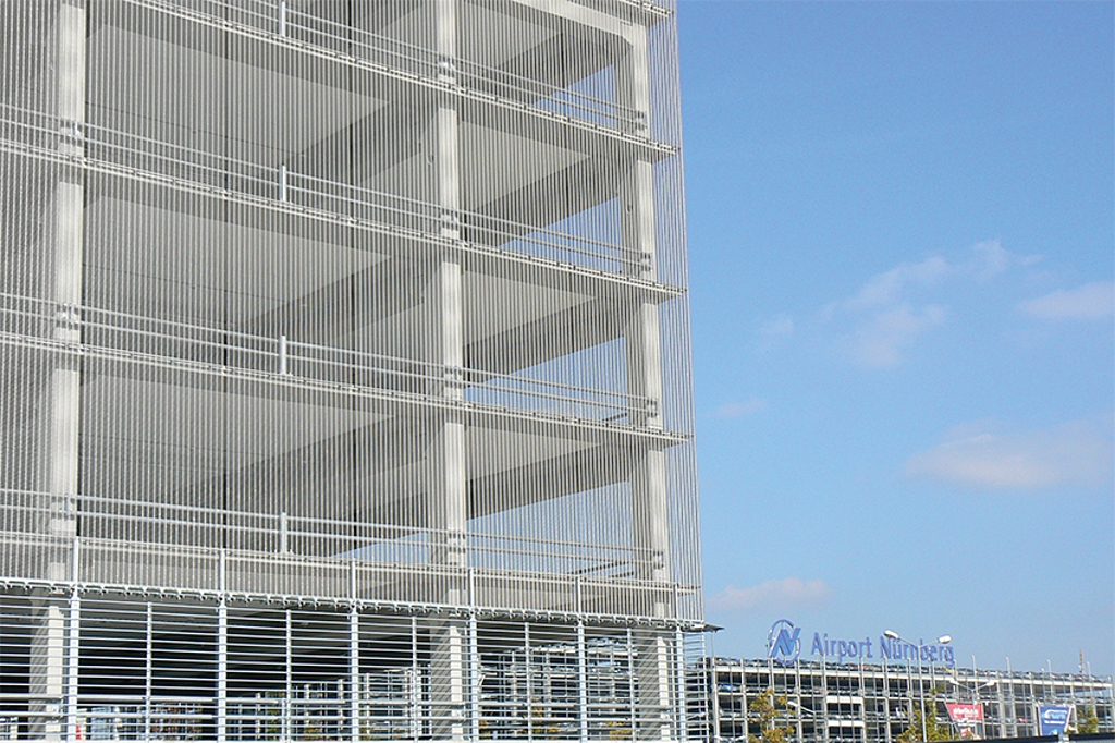 Wire Mesh for Parking Facades