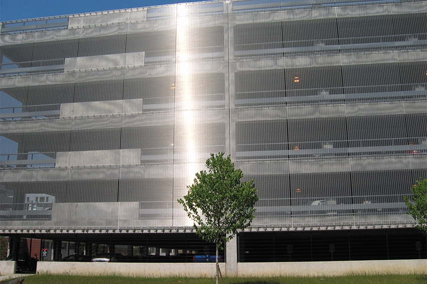 Wire Mesh for Parking Facades