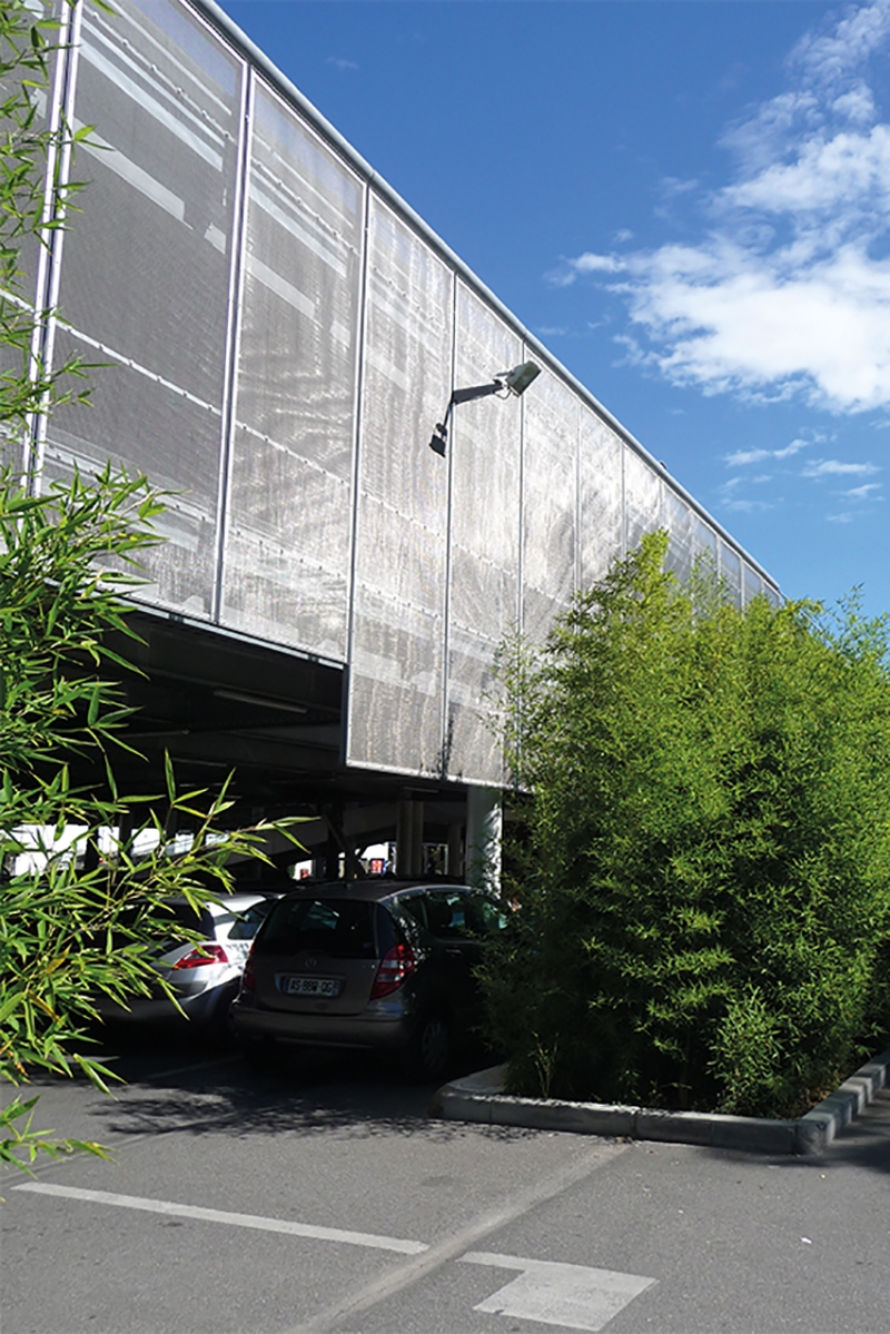 Wire Mesh for Parking Facades