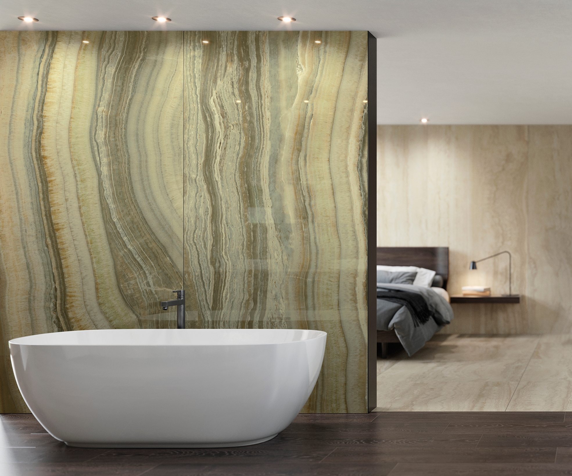 Porcelanato de gran formato XTONE - Onice