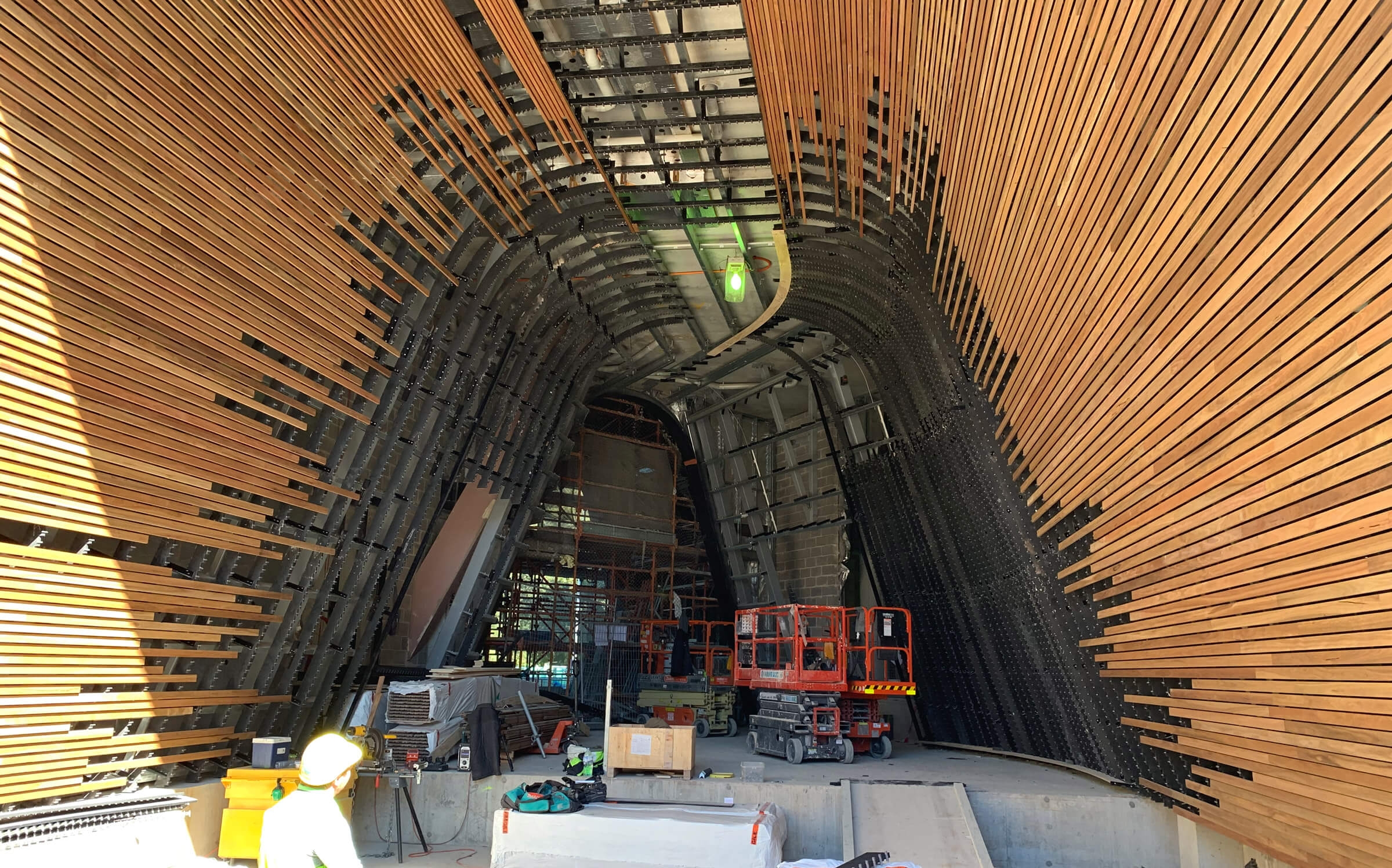 Click-on Battens in Arkadia Apartments