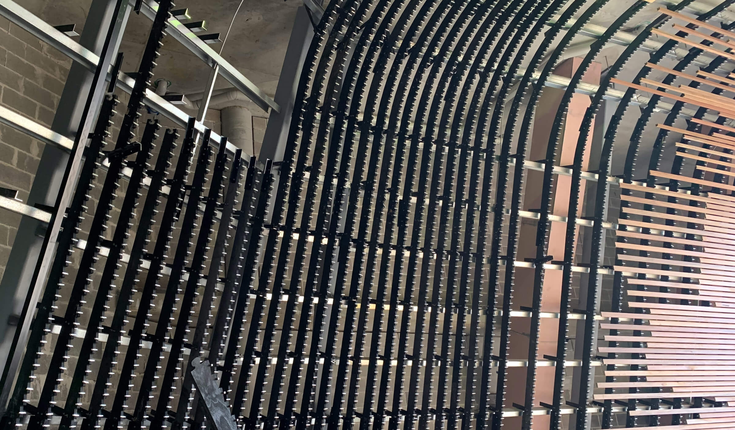 Click-on Battens in Arkadia Apartments