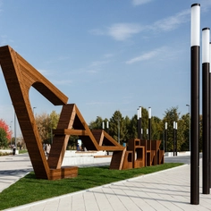 Public Space Architecture in Sadovniki Park