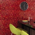 Mosaicos decorativos para muros interiores