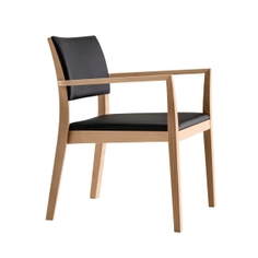 Wooden Armchair - lounge esprit 6-693a