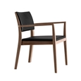 Wooden Armchair - lounge esprit 6-693a