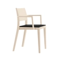 Upholstered Wooden Armchair - lyra esprit 6-553a