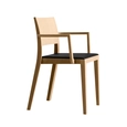 Upholstered Wooden Armchair - lyra esprit 6-553a