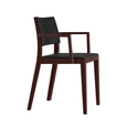 Upholstered Wooden Armchair - lyra esprit 6-555a