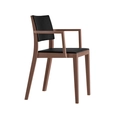 Upholstered Wooden Armchair - lyra esprit 6-555a
