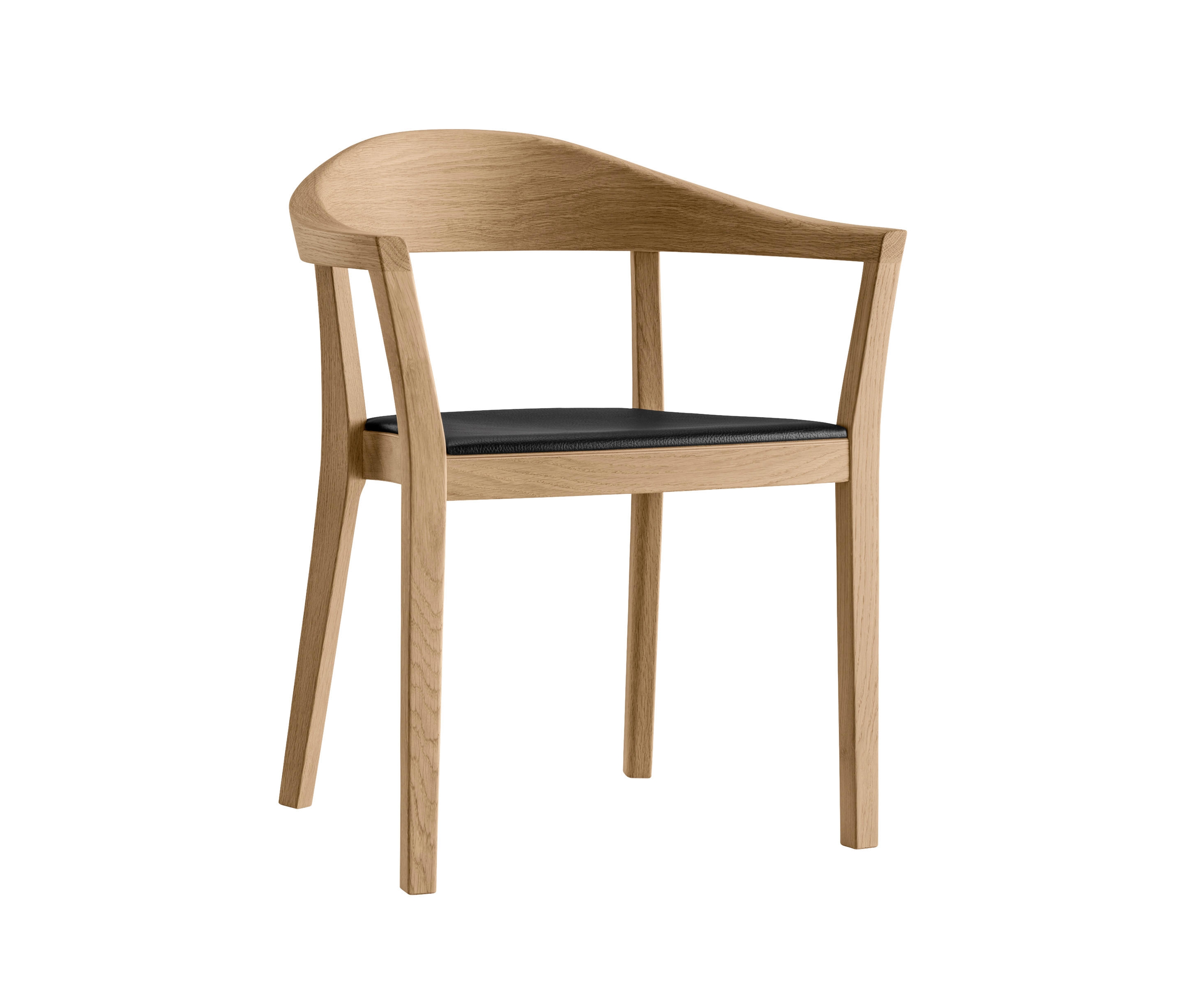 Upholstered Wooden Armchair - klio 3-353a