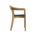 Upholstered Wooden Armchair - klio 3-353a