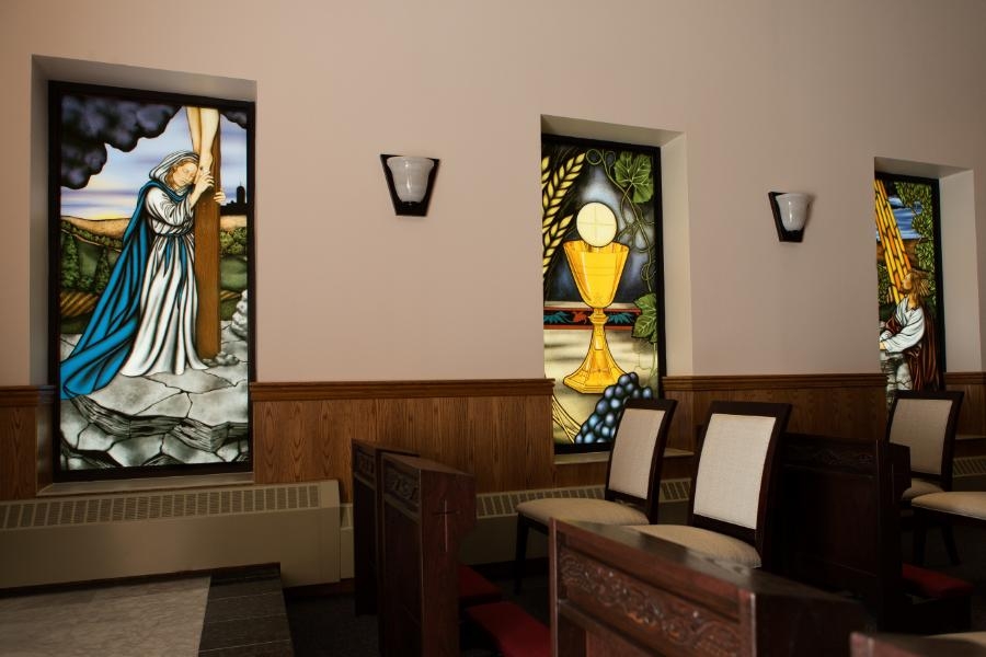 Digital Ceramic Printed Stained Glass Effect