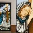 Digital Ceramic Printed Stained Glass Effect