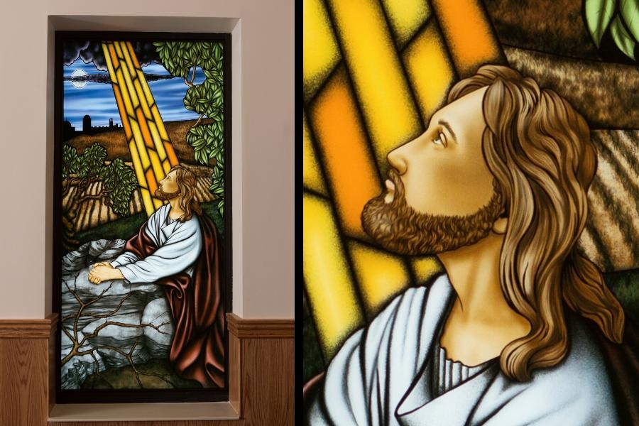 Digital Ceramic Printed Stained Glass Effect