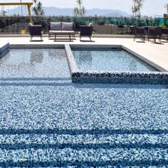 Mosaicos para piscinas personalizables
