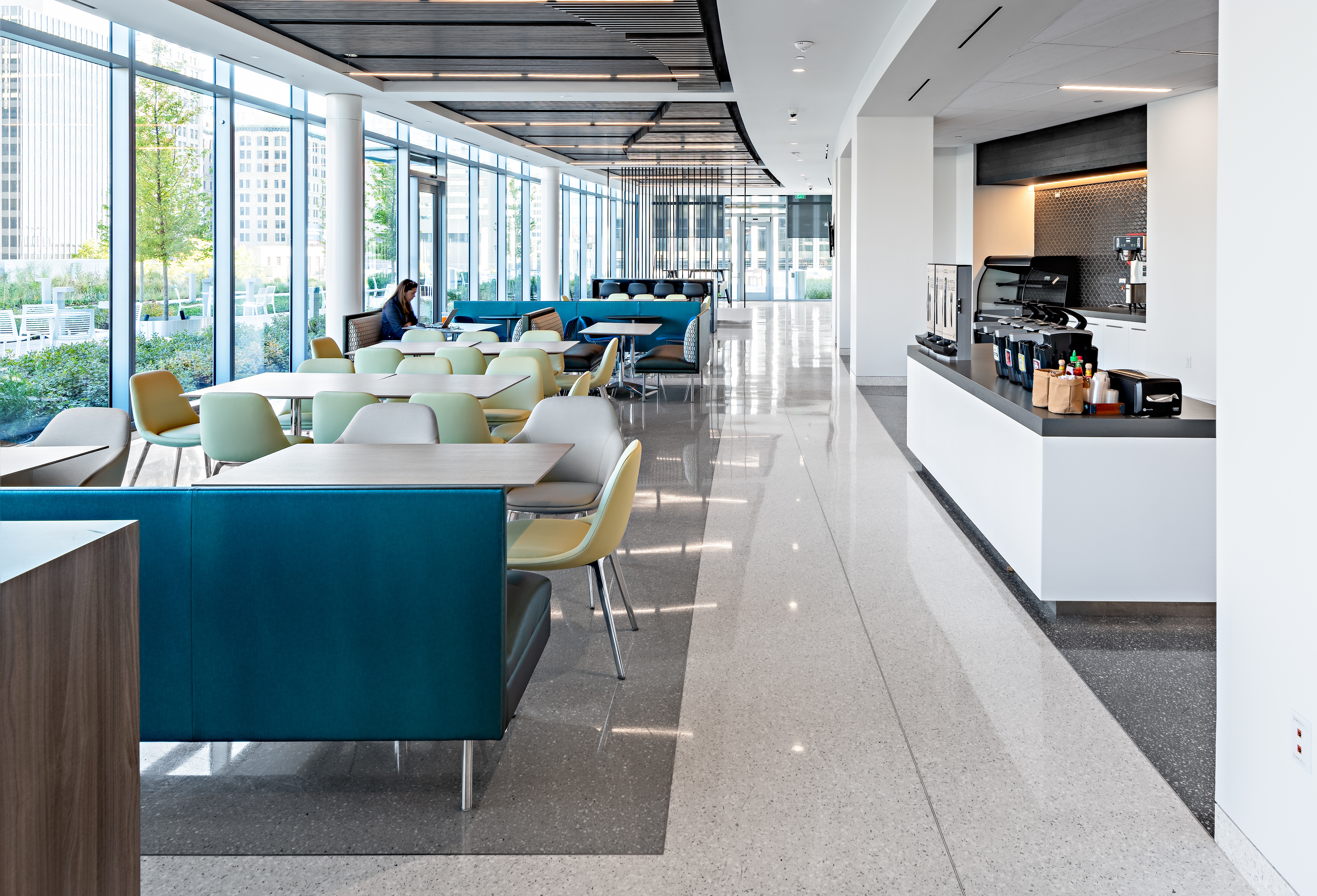 Anti-Bacterial Terroxy Resin Systems in Office Buildings