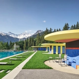 Keim Paint in Adelboden Swimming Pool