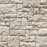 Revestimiento de piedra fabricada - Adoquín Blanco
