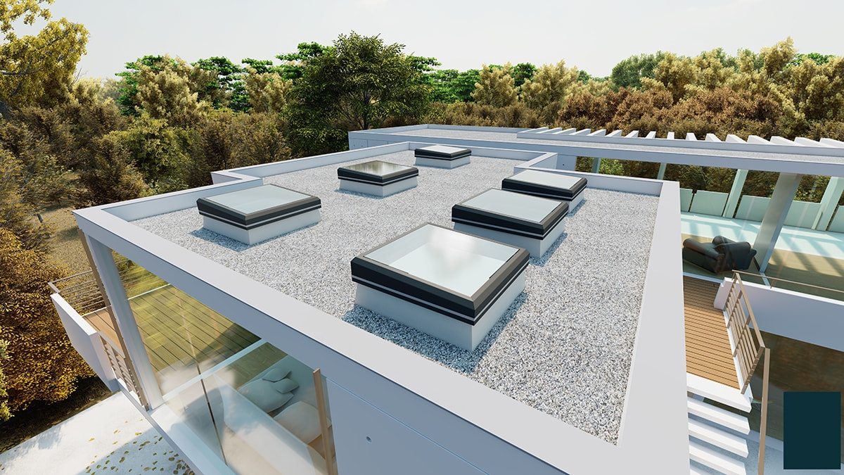 Glass Skylight FE 3°