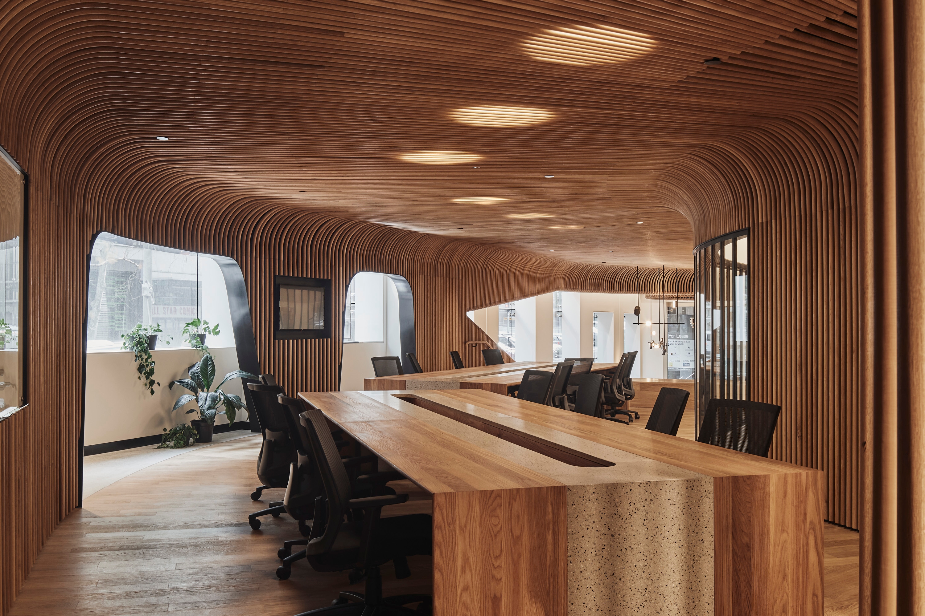 Curved Timber Battens