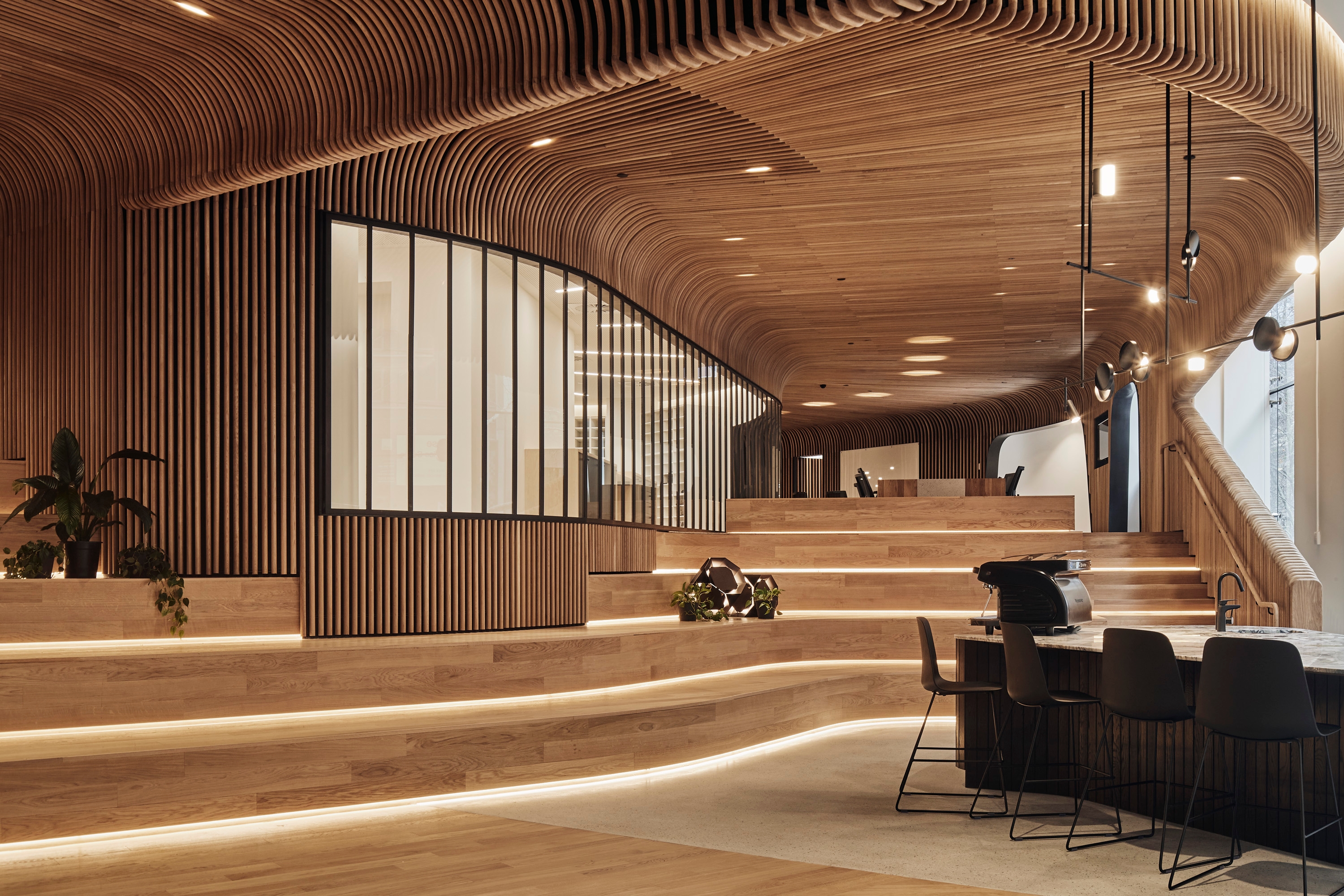 Curved Timber Battens