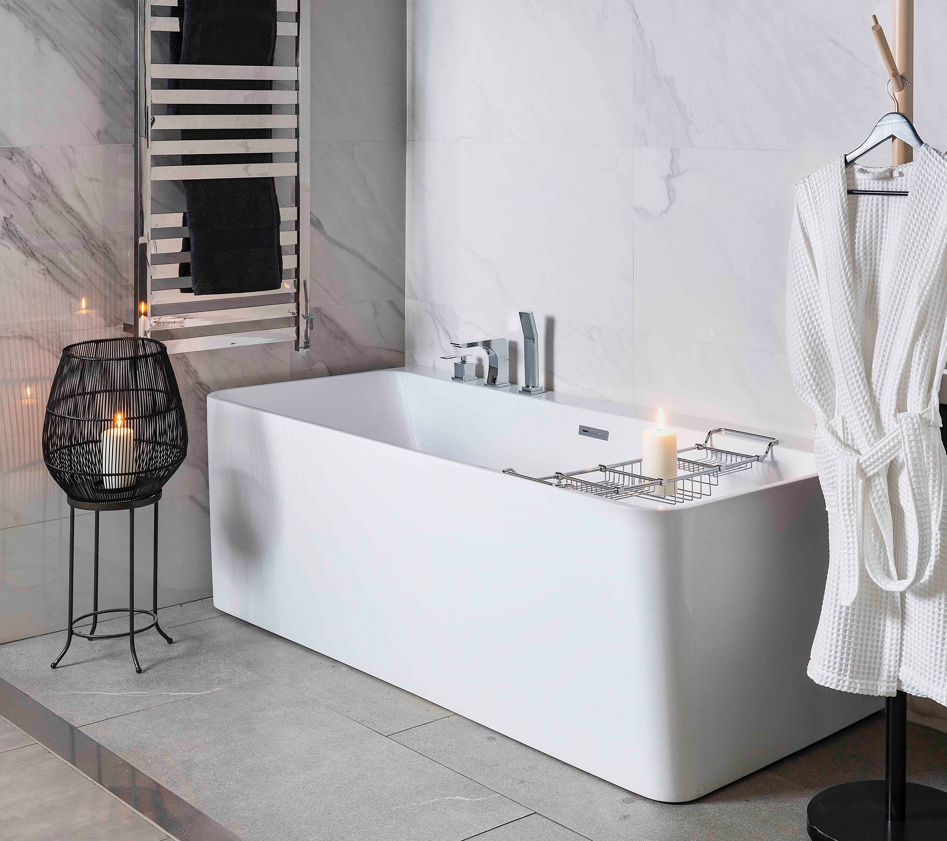 Bañera Semi Isla Luft / Wasser