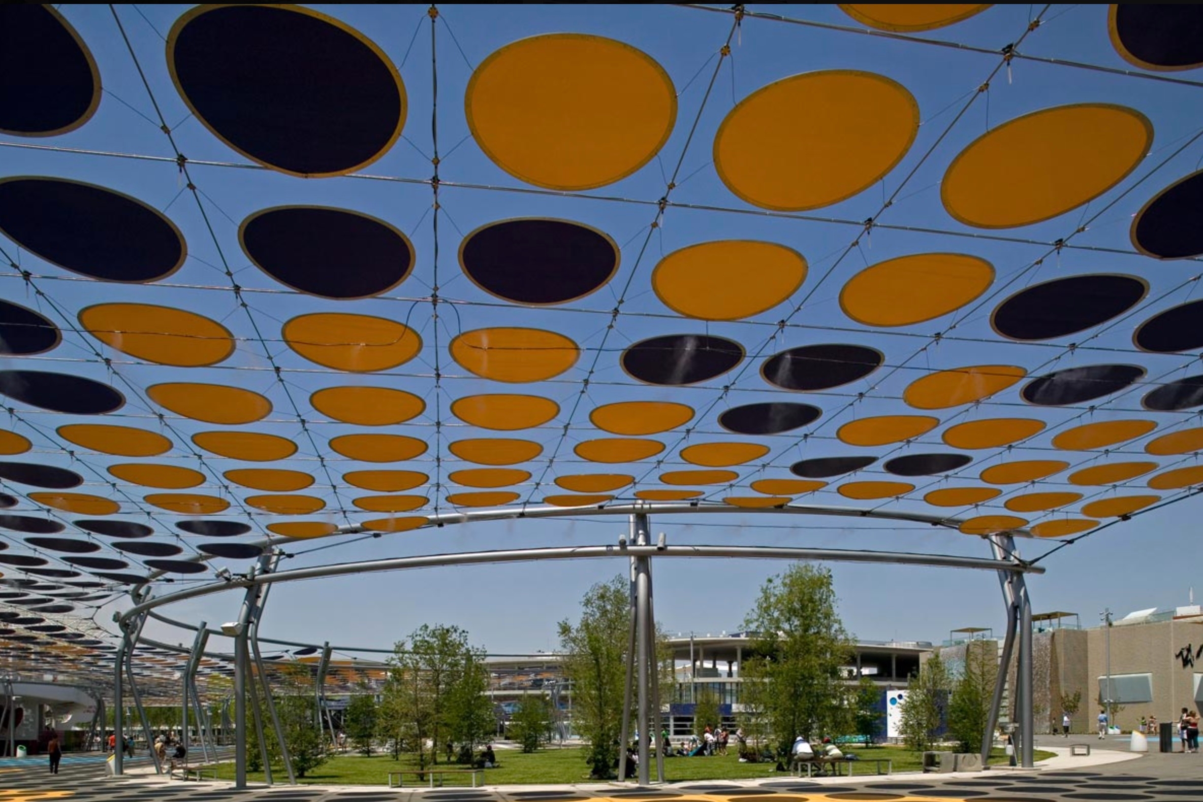 Tensile Architecture: Cable Grids and Shades
