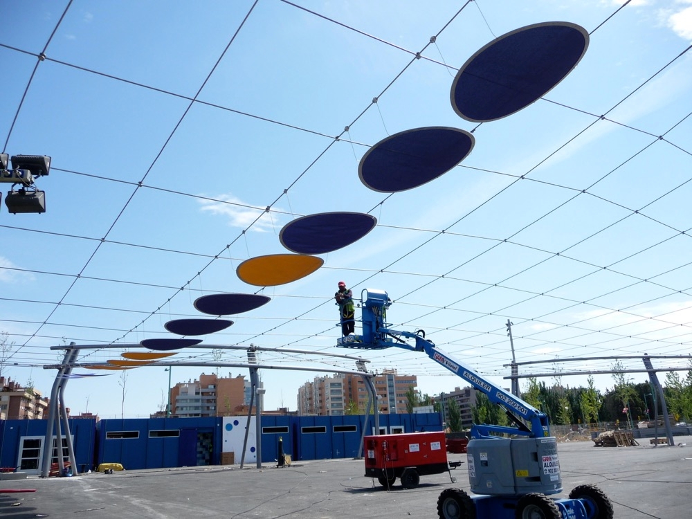 Tensile Architecture: Cable Grids and Shades