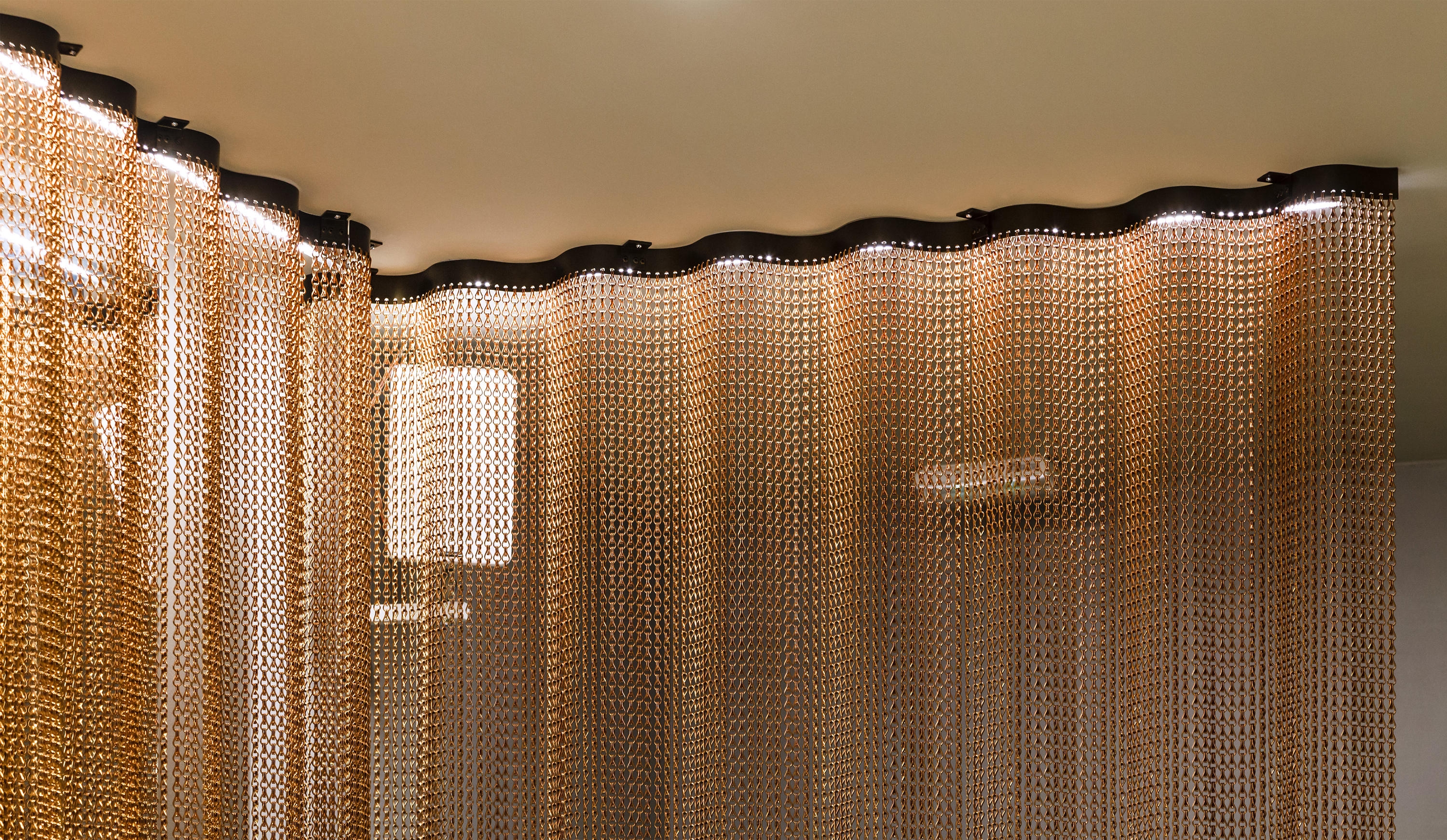 Metal Fabric - Undulating Space Dividers
