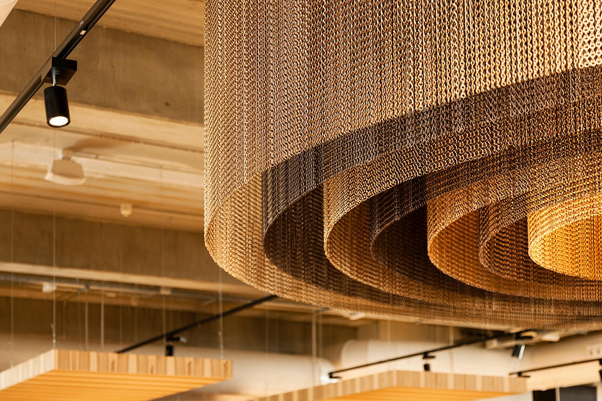 Metal Fabric Ceilings - Concentric