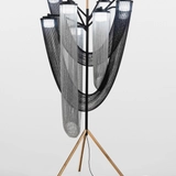 Metal Fabric Floor Lamp – Aura Collection