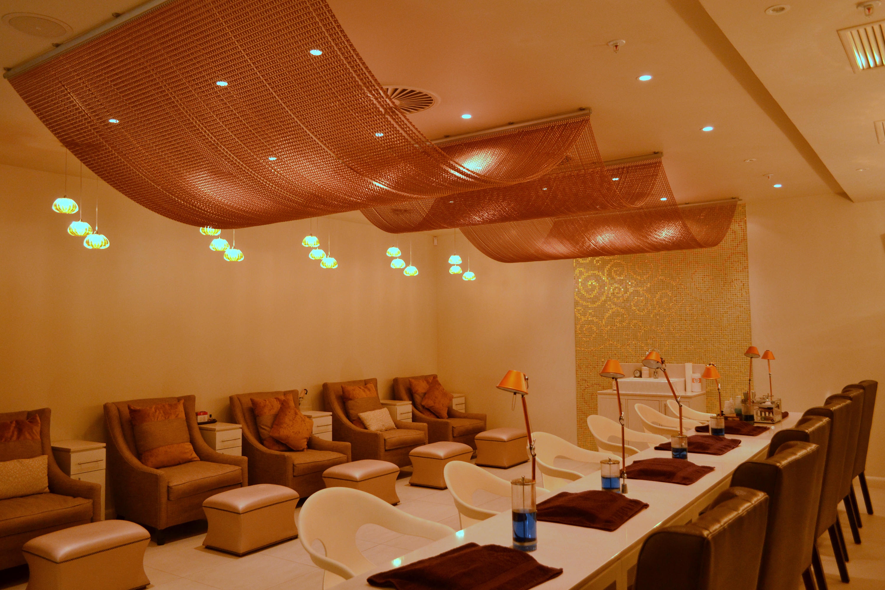 Metal Fabric Ceilings - Waves