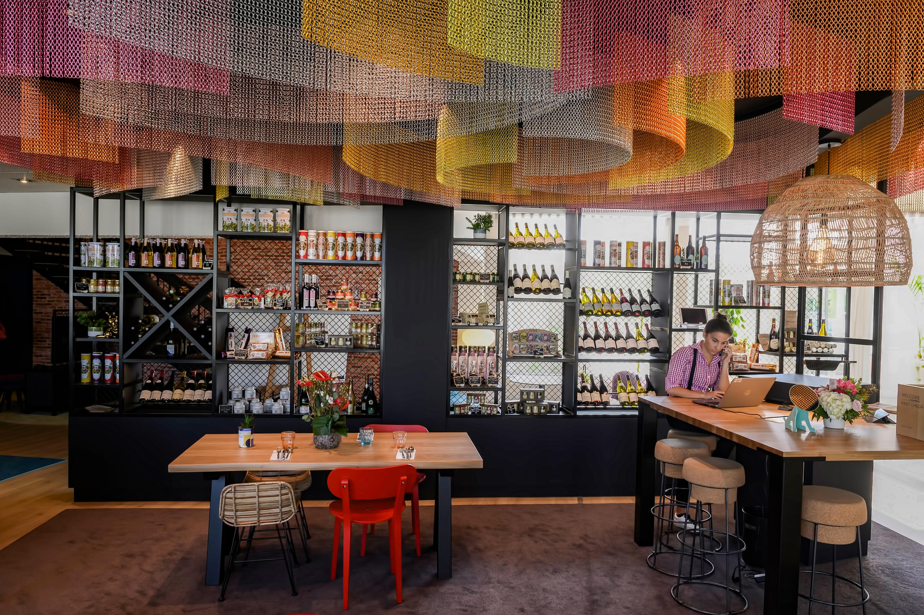 Metal Fabric Ceilings - Waves