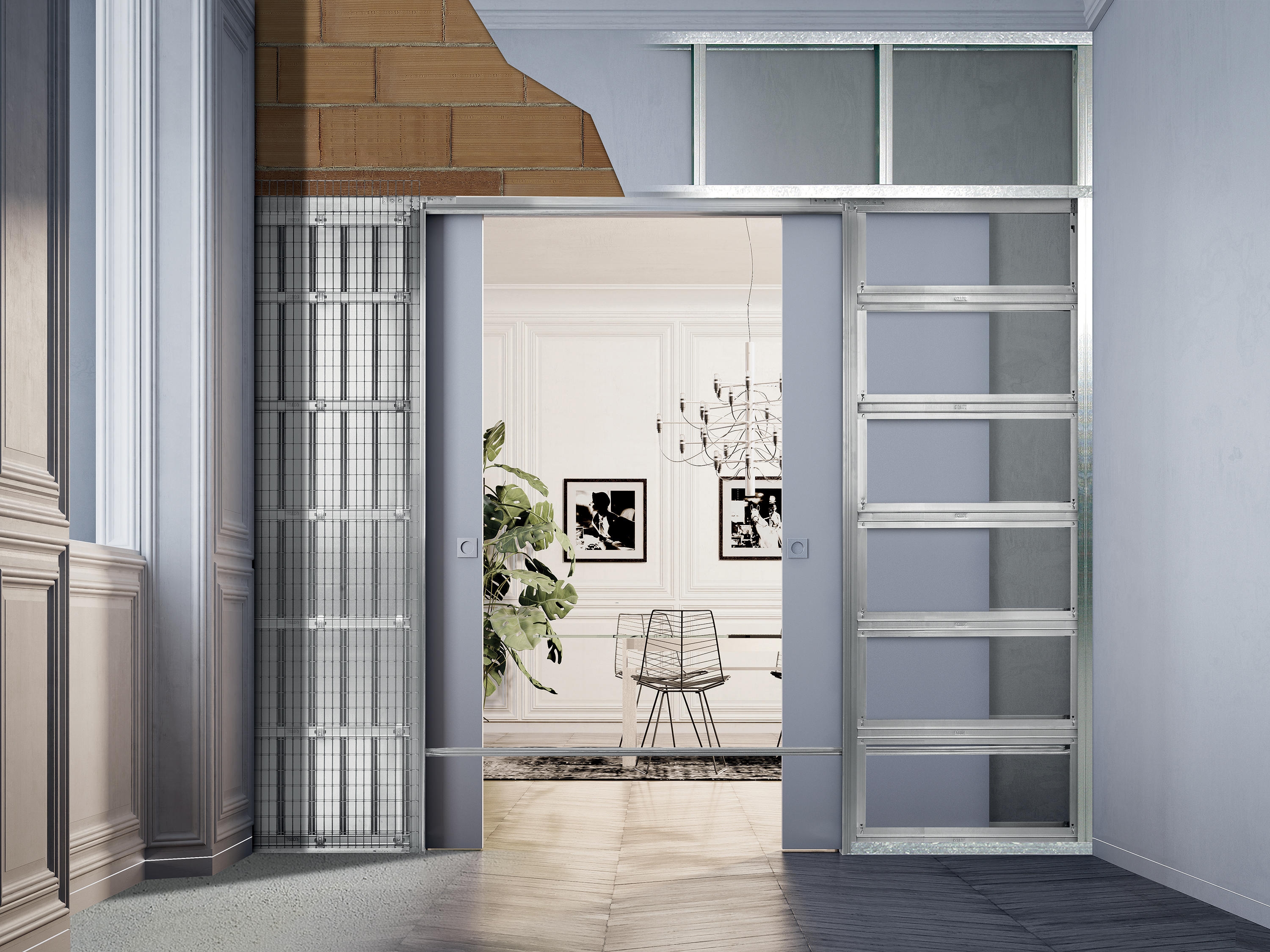 Pocket Door Frames - ECLISSE Syntesis