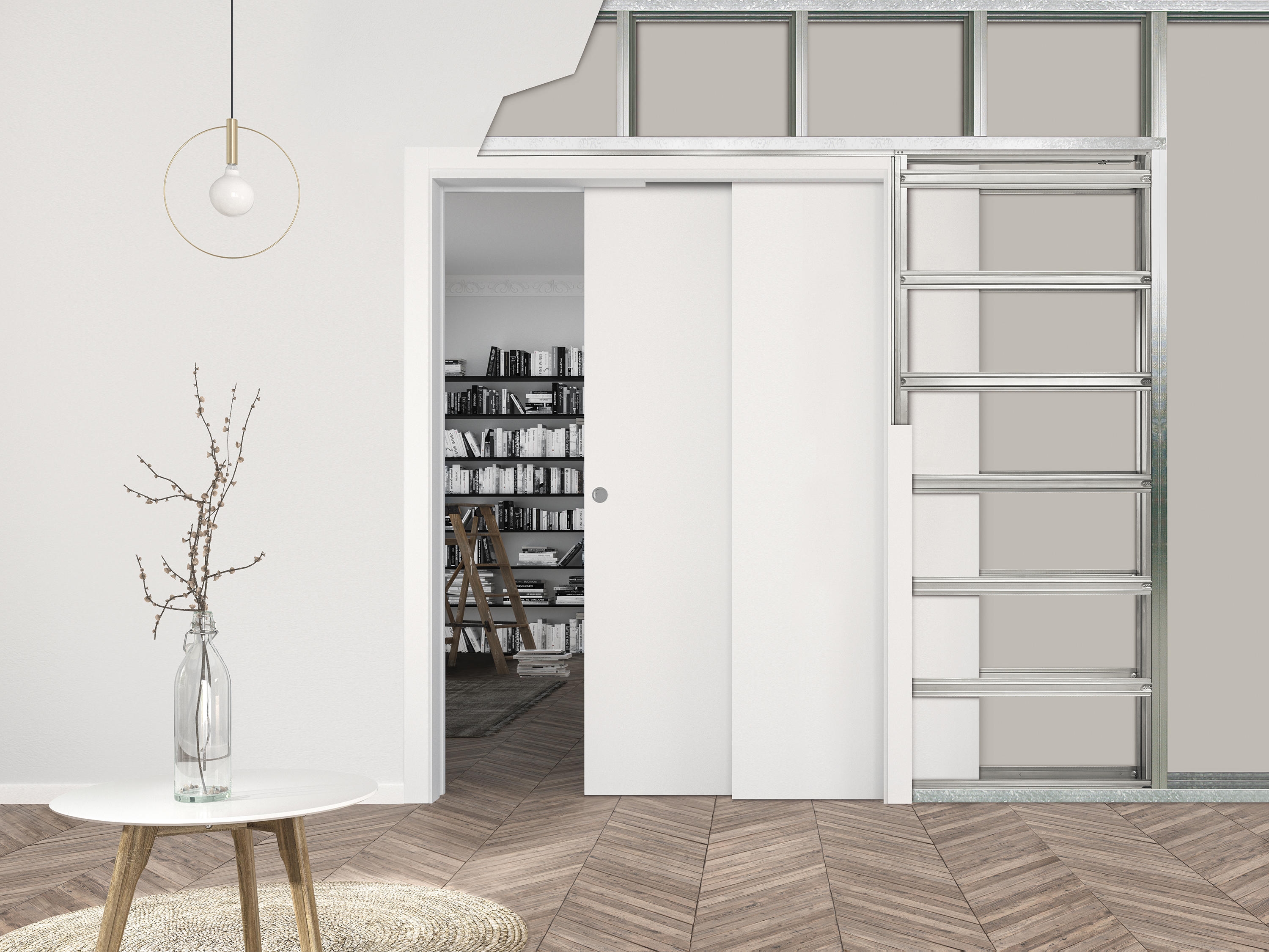 Sliding Pocket Door - ECLISSE Telescopic