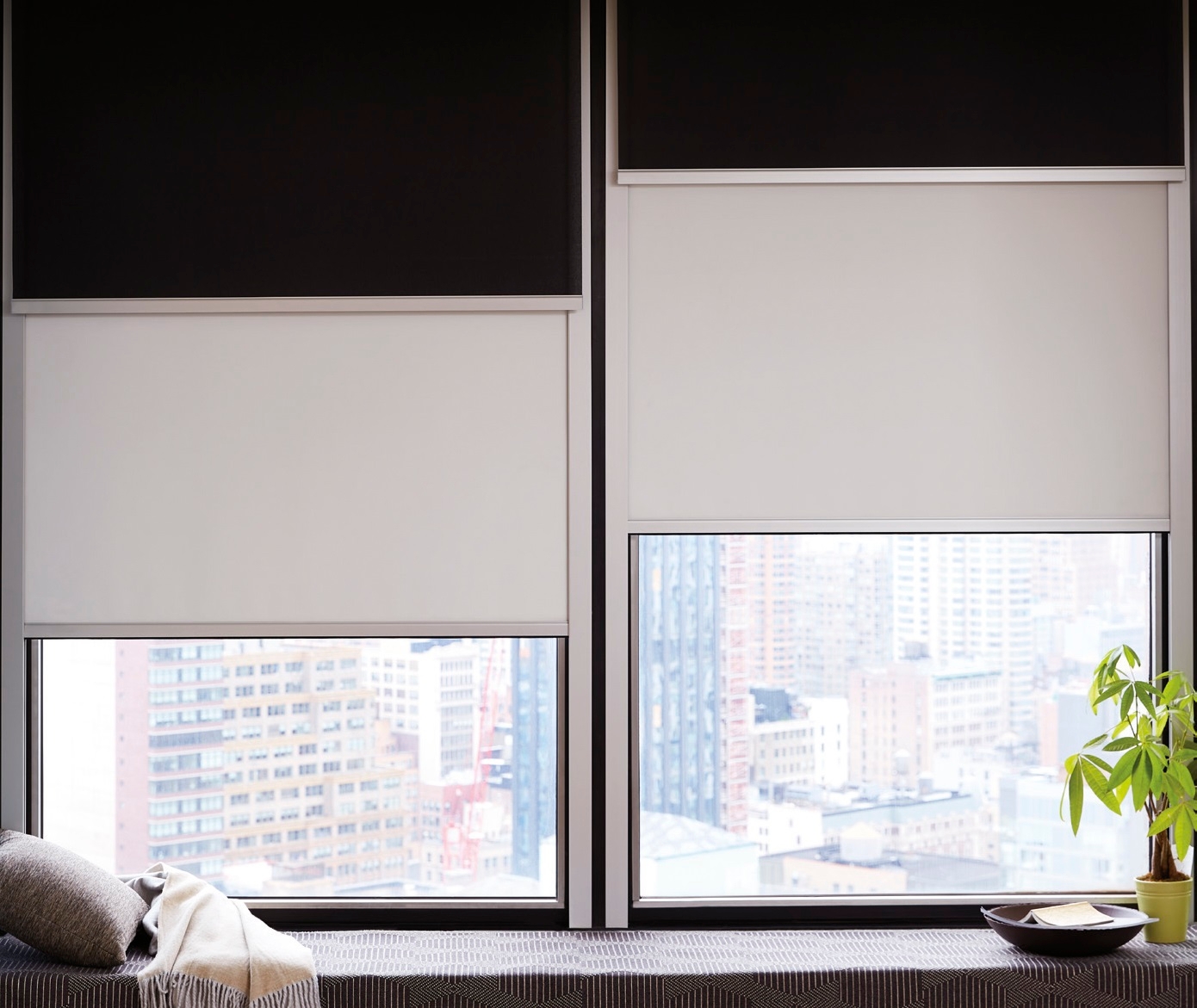 Box Roller Shades - B-Box Duo System