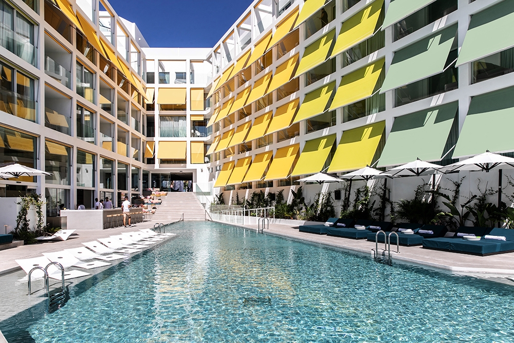 Exterior Blinds in W Hotel Ibiza