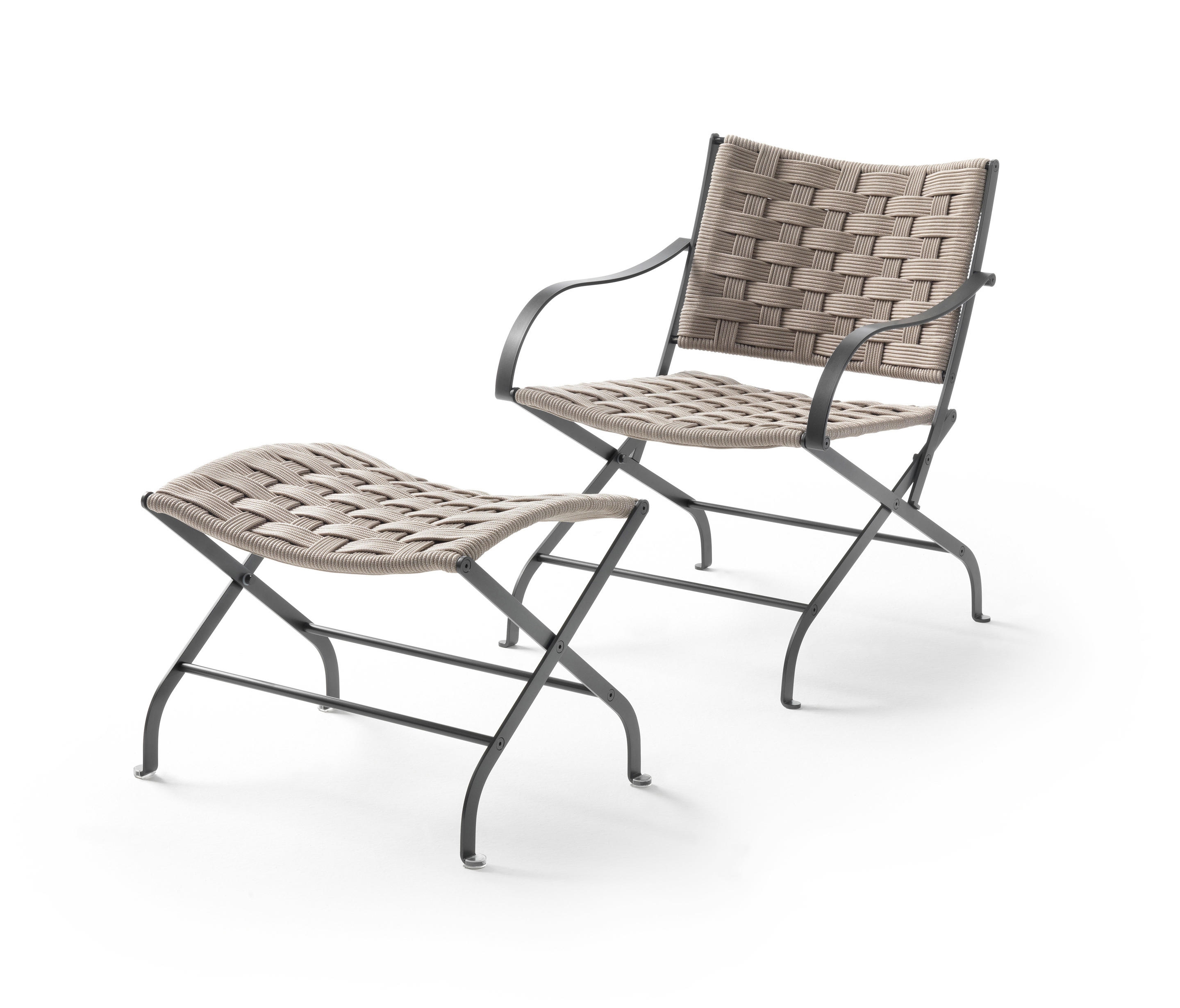 Armchair With Footstool - Carlotta Outdoor