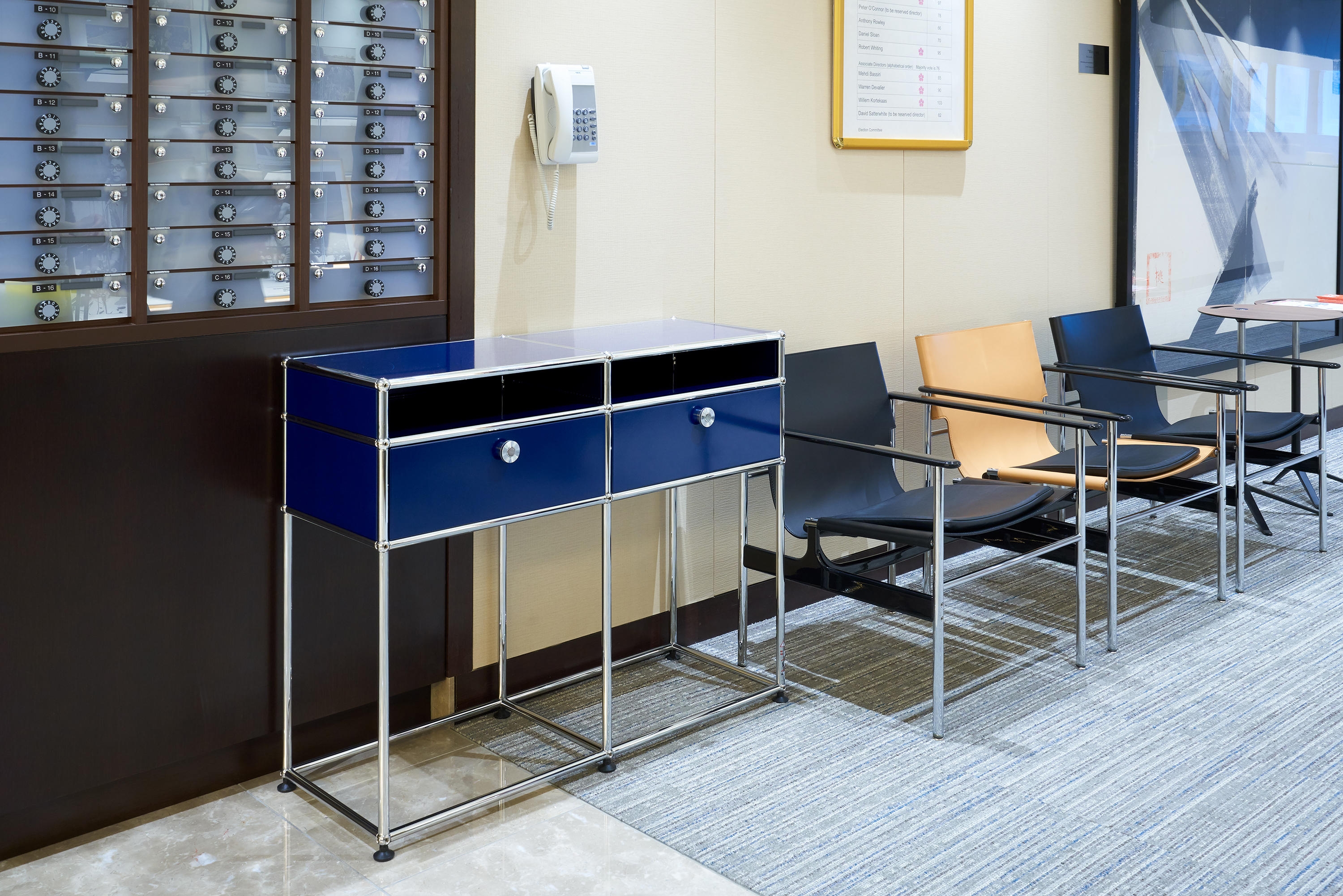 Side Table and Drawers - Haller