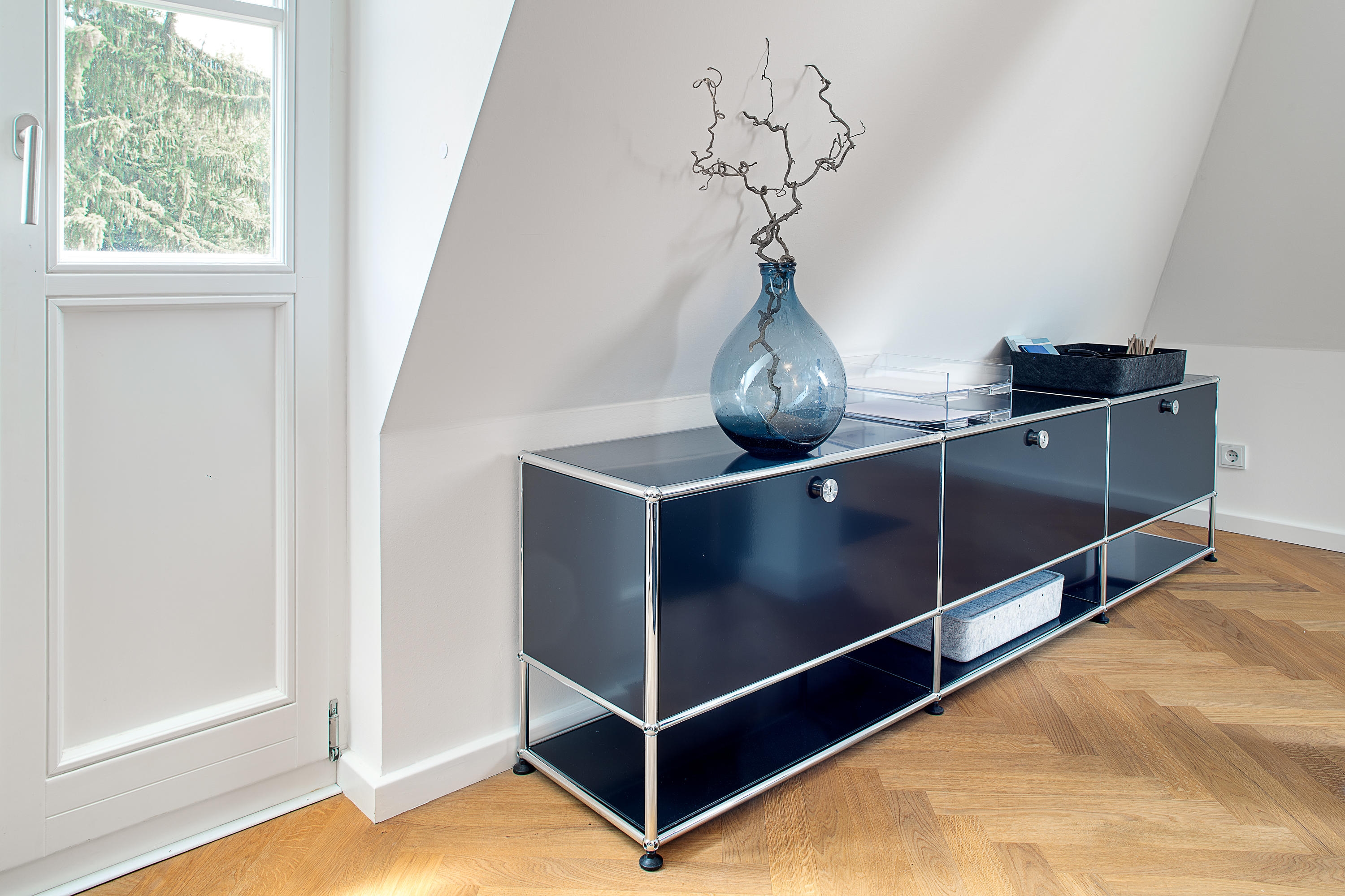 Sideboard and Open Shelves - Haller